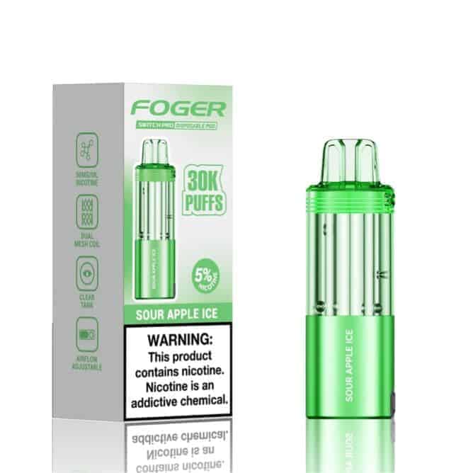 Foger Switch Pro Disposable Pod 19mL 50mg Sour Apple Ice