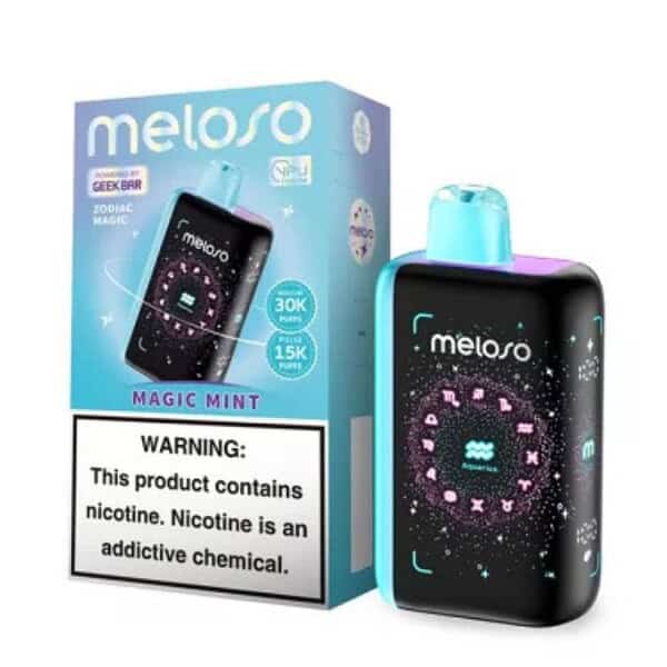 Geek Bar Meloso Zodiac Magic 30K Nicotine Disposable Magic Mint.