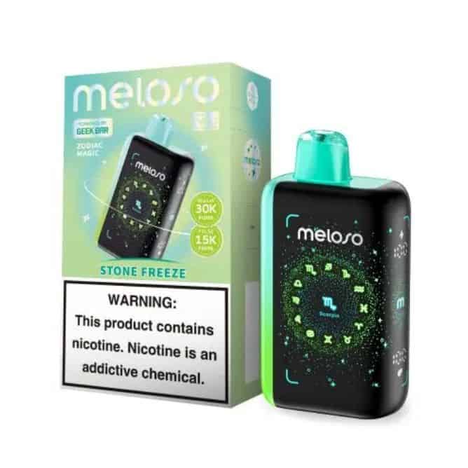 Geek Bar Meloso Zodiac Magic 30K Nicotine Disposable Stone Freeze.