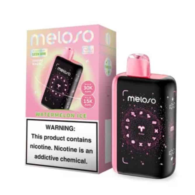Geek Bar Meloso Zodiac Magic 30K Nicotine Disposable Watermelon Ice.
