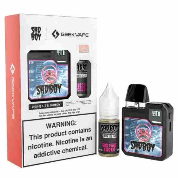 Geekvape Digi Q Kit x Sadboy 10mL 48mg Custard Cookie
