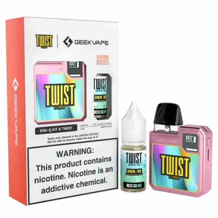 Geekvape Digi Q Kit x Twist 10mL 50mg Arctic Cool Mint