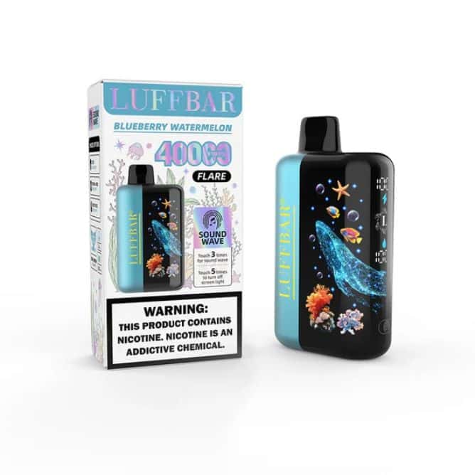 LUFFBAR Flare 40K Nicotine Disposable Blueberry Watermelon