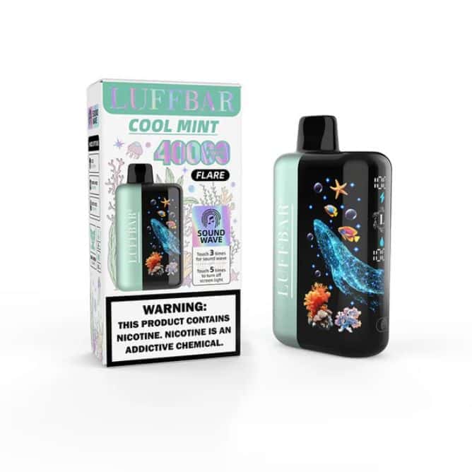 LUFFBAR Flare 40K Nicotine Disposable Cool Mint