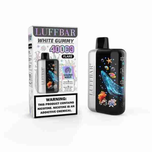 LUFFBAR Flare 40K Nicotine Disposable White Gummy