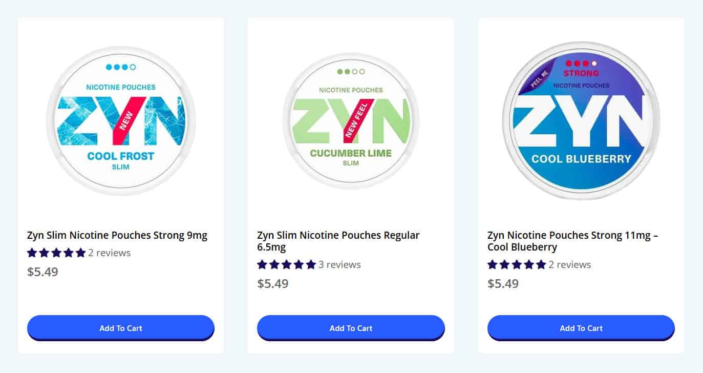 What Is In Vape Liquid: Key Ingredients You Should Know 4 The image shows a collection of nicotine pouches that can be used as an alternative to vaping