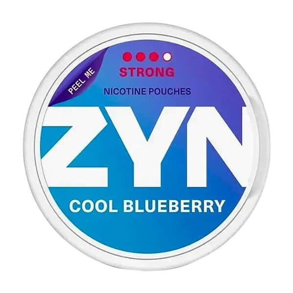 Zyn Nicotine Pouches Strong 11mg Cool Blueberry