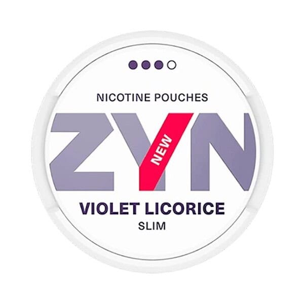 Zyn Slim Nicotine Pouches Strong 9mg Violet Licorice