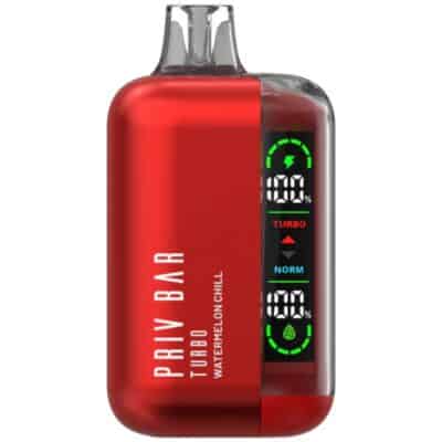 PRIV Bar 15K Turbo Nicotine Disposable 16ml 50mg Watermelon Chill
